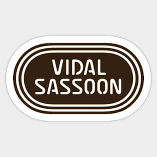 Vidal Sassoon - Dark Brown Sticker